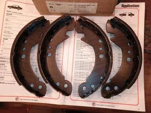New rear brake shoes fits - rear,