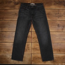 Vintage Levi's 559 Jeans 34x34 Mens Black Black Relaxed Straight Denim USA Made