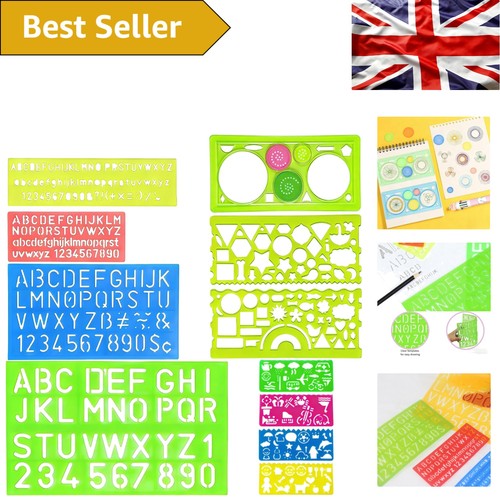 Piece alphabet stencil - alphabet, set