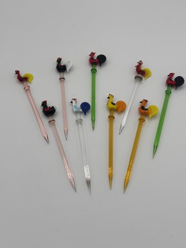Nine colourful vintage hand - vintage,