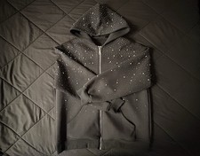 VYBES Rhinestone Galaxy Zip Up