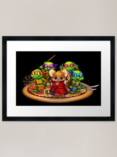 Pocket ninja turtles framed - pocket,