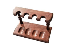 Vintage Wooden Desk Pipe Rack