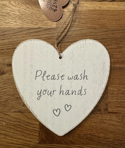 Please wash your hands - please,