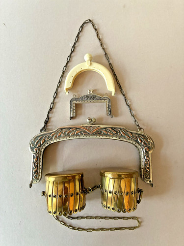 Vintage metal bag - vintage,
