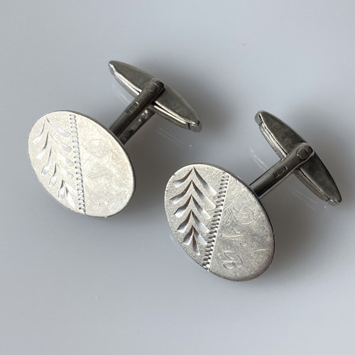 Vintage sterling silver oval - vintage,
