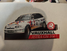 Vauxhall Astra GSi British Rally Championship Sticker