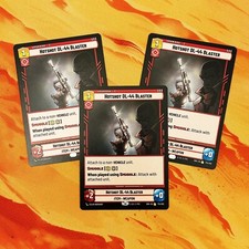 x3 Hotshot DL-44 Heavy Blaster Hot Shot SHD SWU Star Wars Unlimited 174 PLAYSET