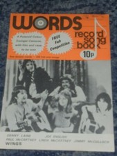 Words record song book - record,