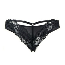 Sexy Black T-Bar Lace Thong