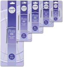 Wire Plate Hangers White Wall Hanging Flexible Spring Display Art Decoration