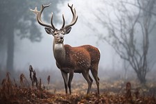 STAG DEER ANIMAL CANVAS