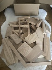 6 kg box of random Ash and Oak. Various sizes.  Excellent craft pieces. A
