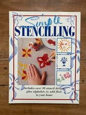 Simple Stencilling, Over 30 Stencil Templates & Instructions, Paperback, Unused