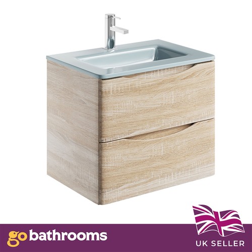600mm wall hung bathroom - wall,