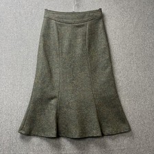 House of Bruar skirt size 10 Tweed 100% pure new wool midi lined