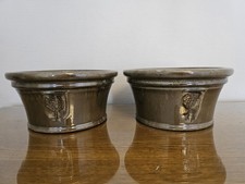 Clay Pottery Plant Pots x 2