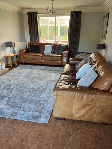 Dunelm large grey rug