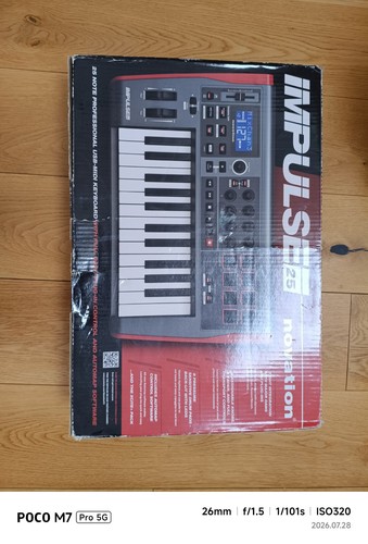 Novation impulse usb midi - 25,