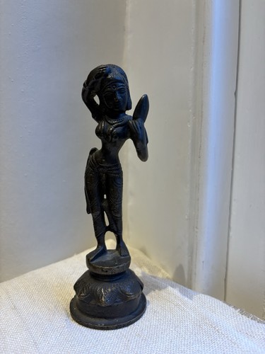 Indian brass dancer figurine
