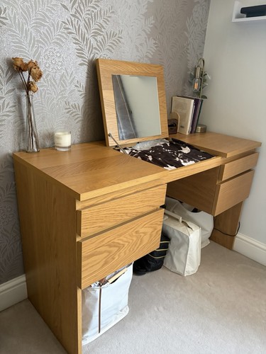 Ikea dressing table desk - table, brown