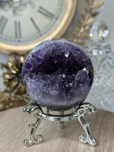 Amethyst geode sphere - amethyst,