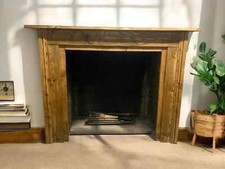 Handmade Rustic Solid Bespoke Fire Surround with Detailing