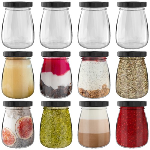 Heftman small glass jars - glass,