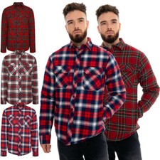 Mens Flannel Quilted Shirt