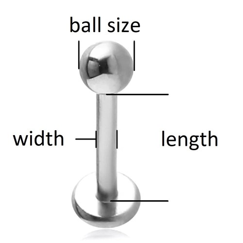 Externally threaded flat - threaded, back