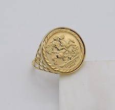 9ct Solid Gold Half Sovereign
