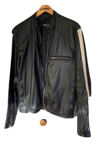 Politix black soft leather