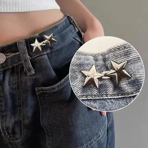 Pair adjustable jeans button - jeans,