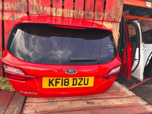 Ford fiesta red rear tailgate - red,