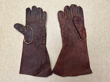 Vintage collectable Original Gauntlet RAF D Type Flying Gloves WW2 memorabilia