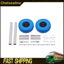 Heavy-Duty Inflatable Boat Transom Launching Wheels Dinghy Wheels Transom Wheels