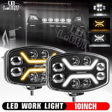 2X 10" Jumbo Oval LED Spot