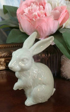 GREEN CERAMIC RABBIT