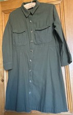 H & M Green 100% Cotton Dress