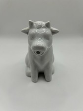 Novelty White Ceramic Cow
