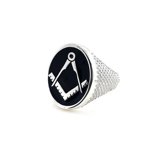 Silver craft square compass - silver,