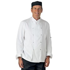 WHITE LONG & SHORT SLEEVE CHEF JACKET (UNISEX)