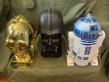 Kelloggs Star Wars Episode III Cookie Jar All 3.  R2-D2  C-3PO And Darth  Vader