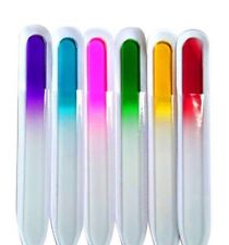 Multicoloured Crystal Glass Nail File 