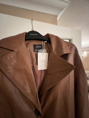 Bershka leather tan - bershka,