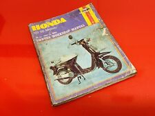 HONDA NS 50 MELODY 1981 TO 1982 USED HAYNES OWNERS WORKSHOP MANUAL
