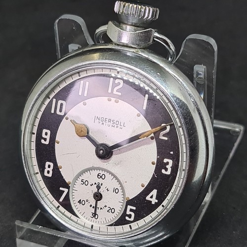 Vintage metal ingersoll pocket - vintage,