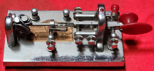 Vibroplex morse code key bug - morse,