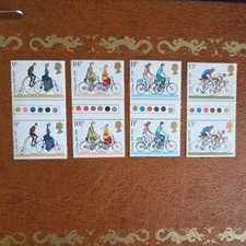 Great Britain 1978 cycling traffic light unfolded gutter pairs, MNH 