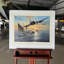 WINTER COMBAT - World War Two Hawker Typhoon Art Print by Richard Taylor